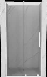 MEXEN/S - Velar L posuvné sprchové dveře 120, transparent, bílá (871-120-003-01-20)