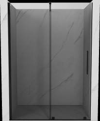 MEXEN/S - Velar posuvné sprchové dveře 140, grafit, černá (871-140-000-41-70)