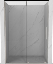 MEXEN/S - Velar posuvné sprchové dveře 140, transparent, nikl kartáčovaný (871-140-000-01-97)