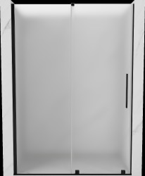 MEXEN/S - Velar posuvné sprchové dveře 150, dekor, černá (871-150-000-31-70)