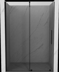 MEXEN/S - Velar posuvné sprchové dveře 160, grafit, černá (871-160-000-41-70)