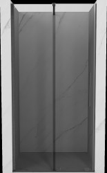 MEXEN/S - Velar posuvné sprchové dveře 90, grafit, grafit kartáčovaná (871-090-000-41-66)