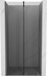 MEXEN/S - Velar posuvné sprchové dveře 90, grafit, grafit metal (871-090-000-41-95)