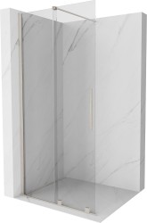 MEXEN/S - Velar Sprchová zástěna posuvná Walk-in 100 x 200, transparent 8 mm, nikl kartáčovaný (871-100-000-03-97)