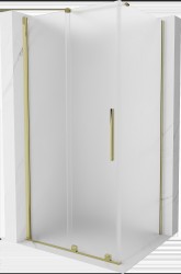 MEXEN/S - Velar sprchový kout, posuvné dveře 110 x 90, dekor, zlato (871-110-090-31-50)