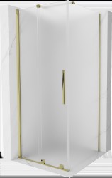 MEXEN/S - Velar sprchový kout, posuvné dveře 120 x 120, dekor, zlato (871-120-120-31-50)