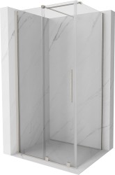 MEXEN/S - Velar sprchový kout, posuvné dveře 120 x 90, transparent, nikl kartáčovaná (871-120-090-01-97)