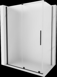 MEXEN/S - Velar sprchový kout, posuvné dveře 150 x 90, dekor, černá (871-150-090-31-70)