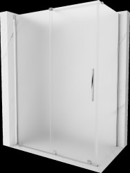 MEXEN/S - Velar sprchový kout, posuvné dveře 150 x 90, dekor, chrom (871-150-090-31-01)