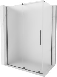 MEXEN/S - Velar sprchový kout, posuvné dveře 150 x 90, dekor, grafit metal (871-150-090-31-95)