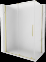MEXEN/S - Velar sprchový kout, posuvné dveře 160 x 70, dekor, zlato kartáčovaná (871-160-070-31-55)