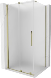 MEXEN/S - Velar sprchový kout, posuvné dveře 90 x 70, dekor, zlato (871-090-070-31-50)