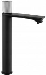MEXEN/S - Vysoká umyvadlová baterie Royo One, černá/chrom (72211-77)