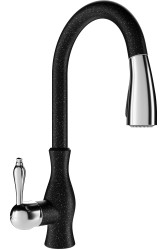 MEXEN - Savita dřezová baterie, černá melír (672601-76)