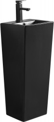 MEXEN - Sira volně stojící umyvadlo 33 x 32, černý mat (26023370)