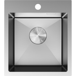 MEXEN - Solix ocelový dřez 1-bowl 400 x 450 mm, nerez (6401401000-01)