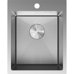 MEXEN - Solix ocelový dřez 1-bowl 400 x 500 mm, nerez HC (6406401000-01HC)