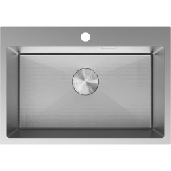 MEXEN - Solix ocelový dřez 1-bowl 650 x 450 mm, nerez HC (6403651000-01HC)