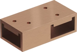 MEXEN - Spojka stabilizačních vzpěr pro sprchové zástěny Kioto měď kartáčovaná (800-09-65)