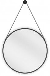 MEXEN - String zrcadlo 50 cm, černý rám (9854-050-050-000-70)