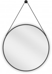 MEXEN - String zrcadlo 60 cm, černý rám (9854-060-060-000-70)
