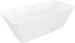 MEXEN - Tava volně stojící vana reliéf 170 x 75, bílá, bez krytky přepadu a zátky (52851707500-SS)