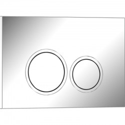 MEXEN - Tex 01 splachovací tlačítko, chrom lesklá (6101-03)