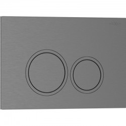 MEXEN - Tex 01 splachovací tlačítko, grafit kartáčovaná (6101-12)