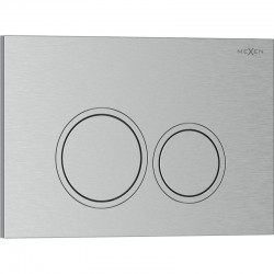 MEXEN - Tex 01 splachovací tlačítko, nikl kartáčovaný (6101-10)
