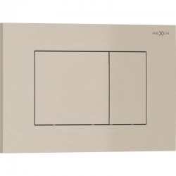 MEXEN - Tex 02 splachovací tlačítko, béžový (6102-07)