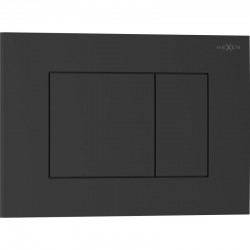 MEXEN - Tex 02 splachovací tlačítko, černá matná (6102-02)