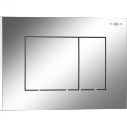 MEXEN - Tex 02 splachovací tlačítko, chrom lesklá (6102-03)