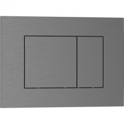 MEXEN - Tex 02 splachovací tlačítko, grafit kartáčovaná (6102-12)