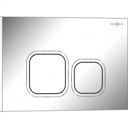 MEXEN - Tex 03 splachovací tlačítko, chrom lesklá (6103-03)