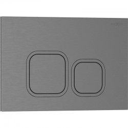 MEXEN - Tex 03 splachovací tlačítko, grafit kartáčovaná (6103-12)