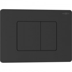 MEXEN - Tex 05 splachovací tlačítko, černá matná (6105-02)