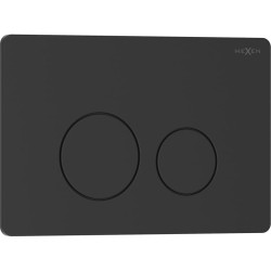 MEXEN - Tex 06 splachovací tlačítko, černá matná (6106-02)