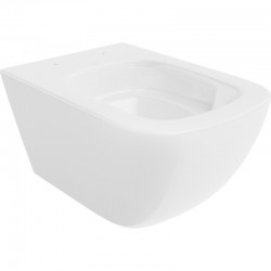 MEXEN - Timo Závěsná WC mísa Rimless Tornado, bílá lesk (3365XX00T)