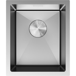 MEXEN - Trixo ocelový dřez 1-bowl 370 x 440 mm, nerez (6412371000-01)