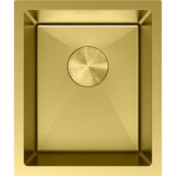 MEXEN - Trixo ocelový dřez 1-bowl 370 x 440 mm, zlatá (6412371000-55)