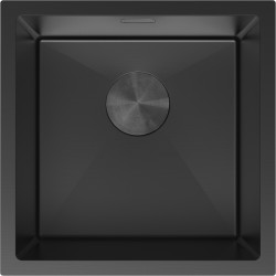 MEXEN - Trixo ocelový dřez 1-bowl 440 x 440 mm, černá (6413441000-70)