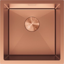 MEXEN - Trixo ocelový dřez 1-bowl 440 x 440 mm, měď (6413441000-65)