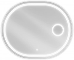 MEXEN - Umba zrcadlo s osvětlením s kosmetickým zrcátkem 80 x 60, LED 600 (9822-080-060-611-00)