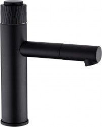 MEXEN - Umyvadlová baterie Diamond, černá (71500-70)