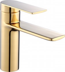 MEXEN - Umyvadlová baterie Zero, zlatá (71100-50)