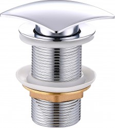 MEXEN - umyvadlová výpusť click-klak čtverec chrom (79916-00)