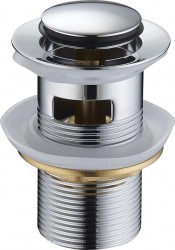 MEXEN - umyvadlová výpusť click-klak pro umyvadlo s přepadem chrom (79925-00)