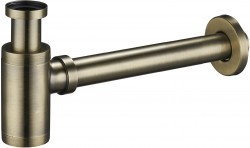 MEXEN - Umyvadlový sifon, starožitná mosaz (79950-40)