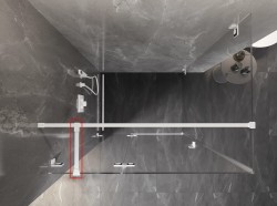 MEXEN - UNI spojka držáku 20 cm 1 ks bílá (830-11-20)