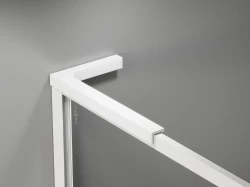 MEXEN - Universální vzpěra tvaru L 10mm, 8F mm, 10Fmm  pro sklo L/P, bílá (800-07-20)